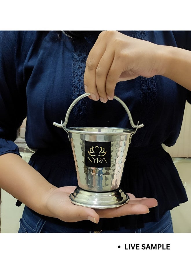 Nyra Kitchenware طقم بالتي مصغرة من نيرا 4 قطع من الفولاذ المقاوم للصدأ بتصميم مطروق - Image 3